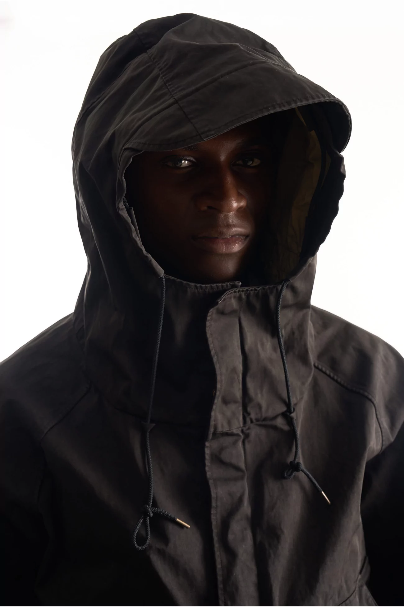 Anorak Homme Capuche Ten c – Black | Centre Commercial