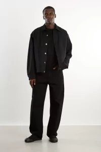 Merz b.Schwanen 2M15 Organic Cotton T-Shirt – Deep Black | Centre Commercial