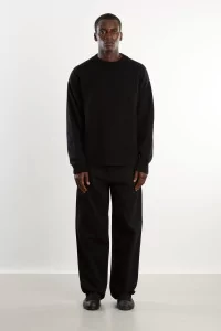 Arpenteur Source Merino Wool Cashmere Sweater – Black | Centre Commercial