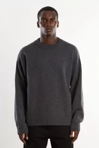 Arpenteur Source Merino Wool Cashmere Sweater – Charcoal | Centre Commercial