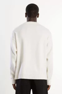 Arpenteur Source Merino Wool Cashmere Sweater – Cream | Centre Commercial