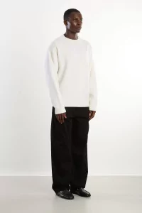 Arpenteur Source Merino Wool Cashmere Sweater – Cream | Centre Commercial