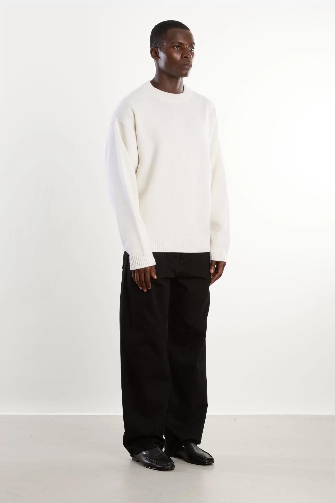 Arpenteur Source Merino Wool Cashmere Sweater – Cream | Centre Commercial