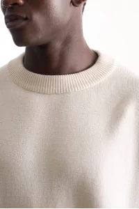 Arpenteur Source Merino Wool Cashmere Sweater – Cream | Centre Commercial