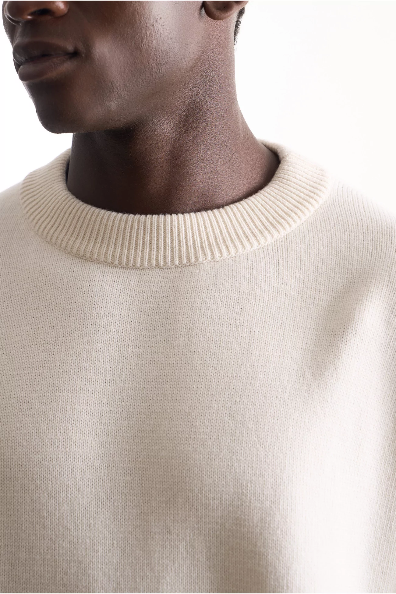 Arpenteur Source Merino Wool Cashmere Sweater – Cream | Centre Commercial