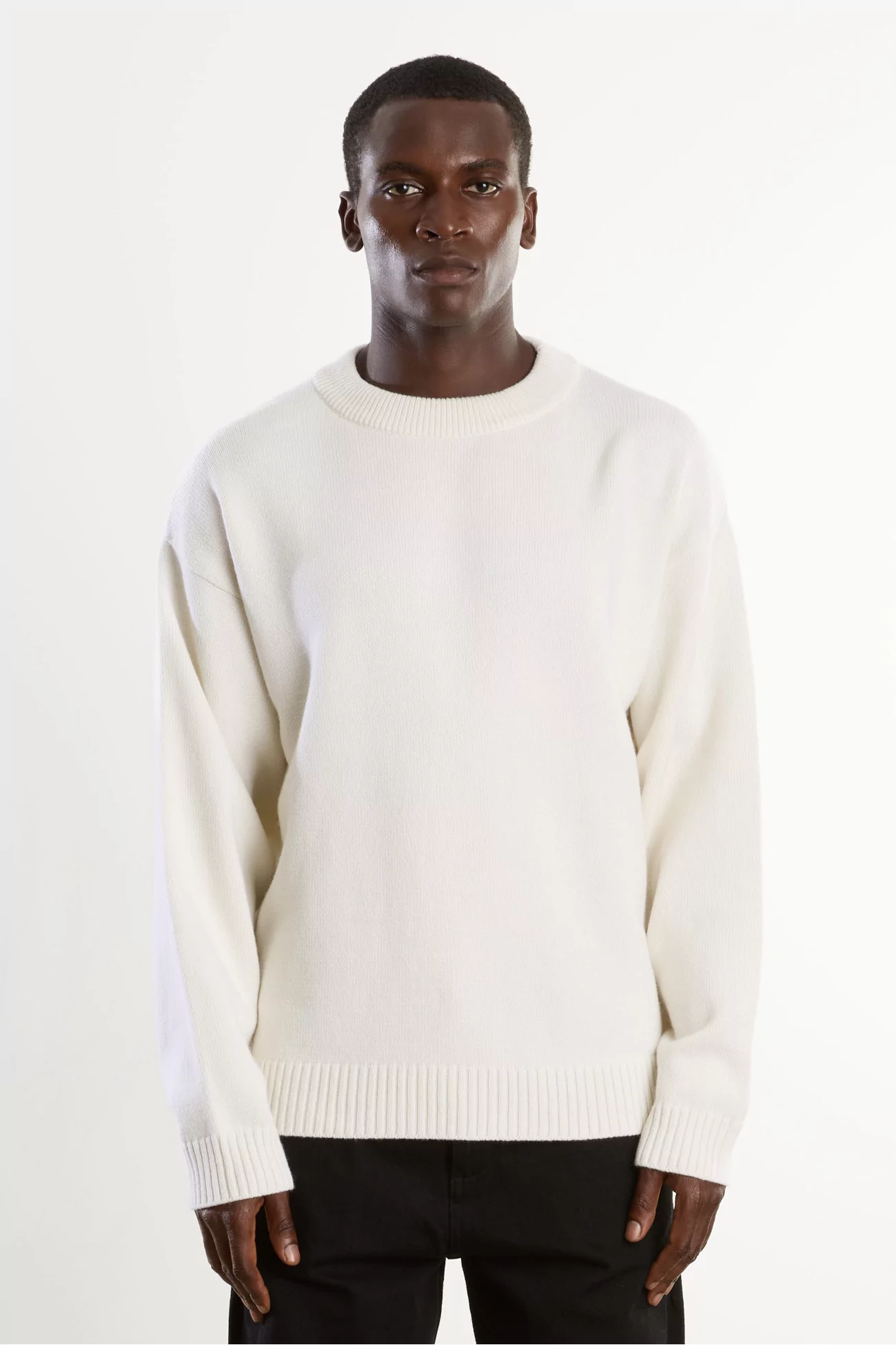 Arpenteur Source Merino Wool Cashmere Sweater – Cream | Centre Commercial