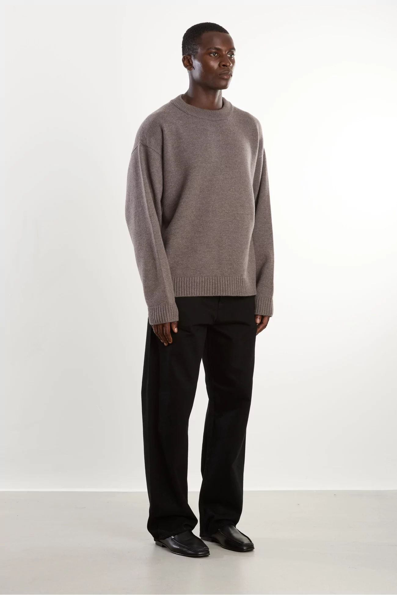 Pull Source Laine Mérinos et Cachemire Arpenteur – Greige | Centre Commercial