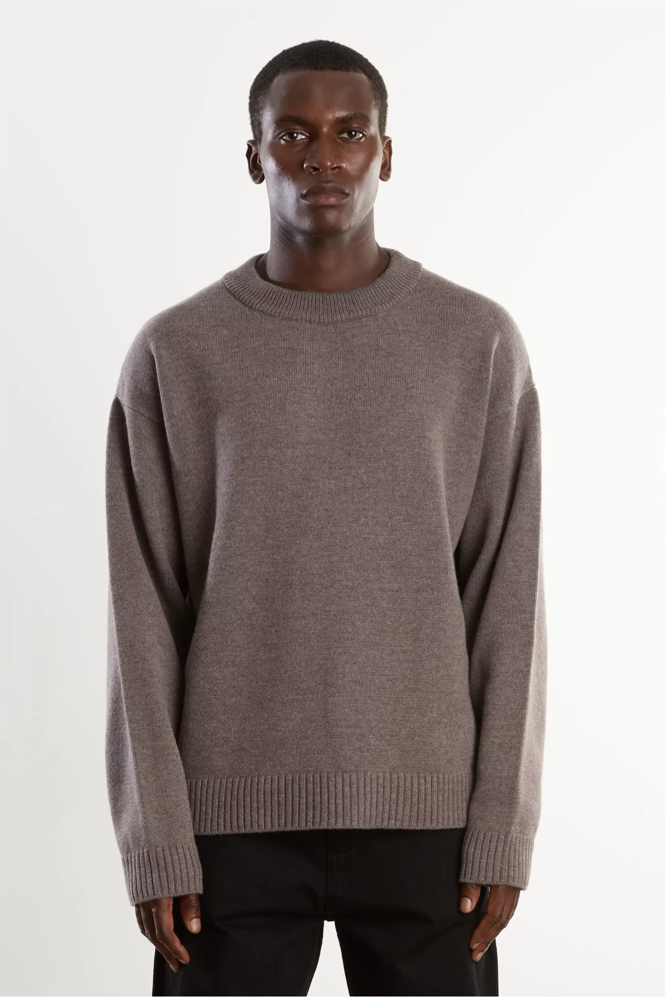 Pull Source Laine Mérinos et Cachemire Arpenteur – Greige | Centre Commercial