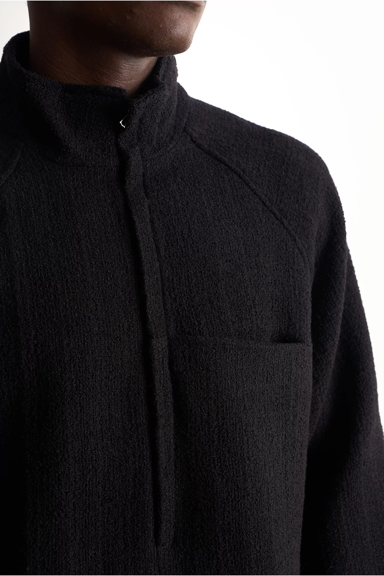 Arpenteur Half Zip Track Jacket – Black | Centre Commercial