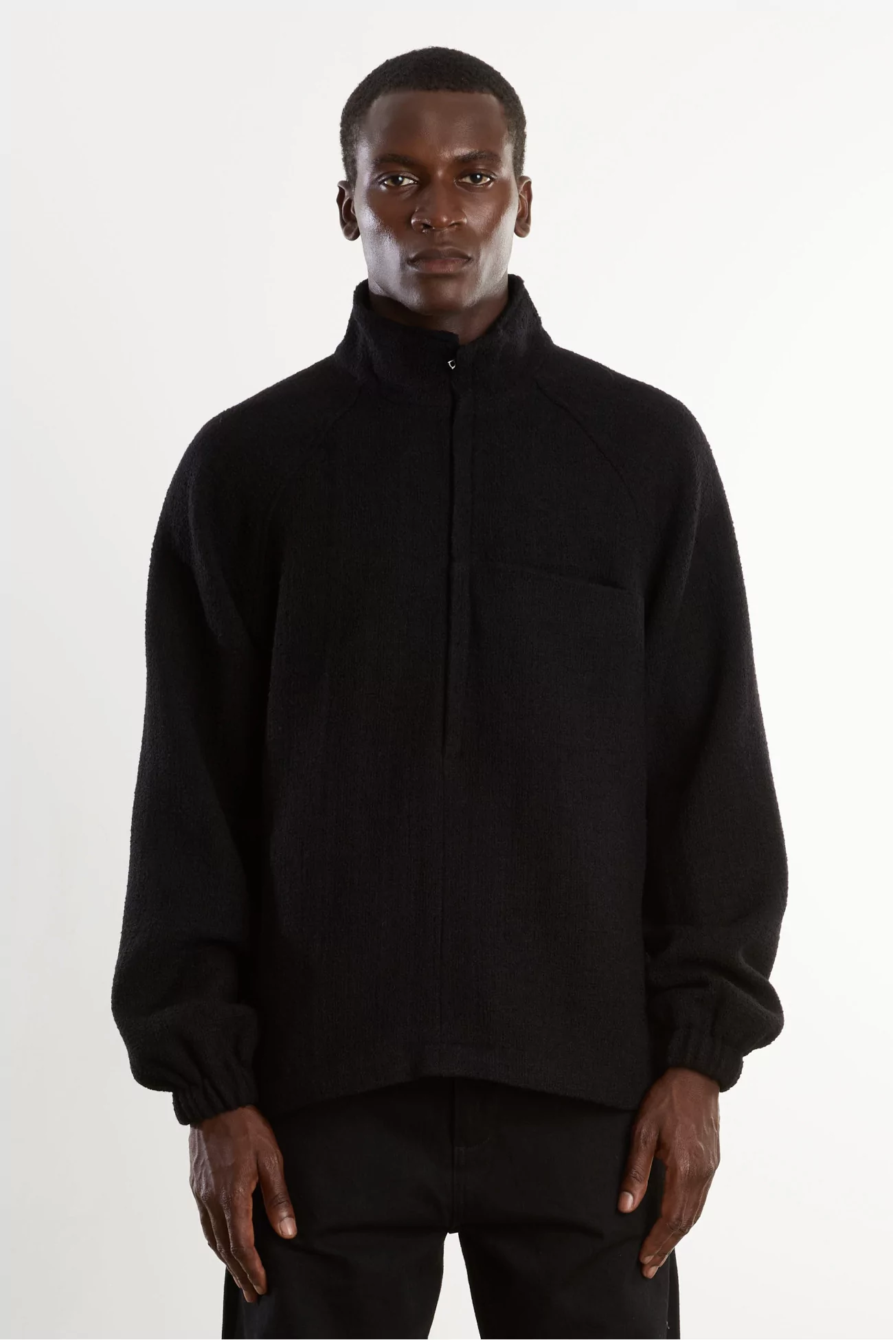 Arpenteur Half Zip Track Jacket – Black | Centre Commercial