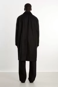 Arpenteur Utile Wool Coat – Black | Centre Commercial