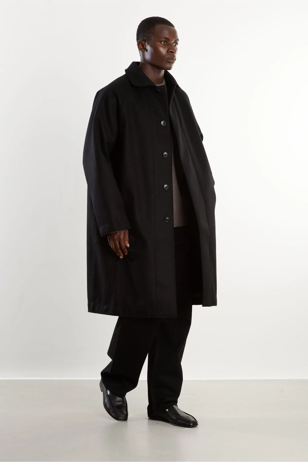 Manteau Utile en Laine Arpenteur – Black | Centre Commercial