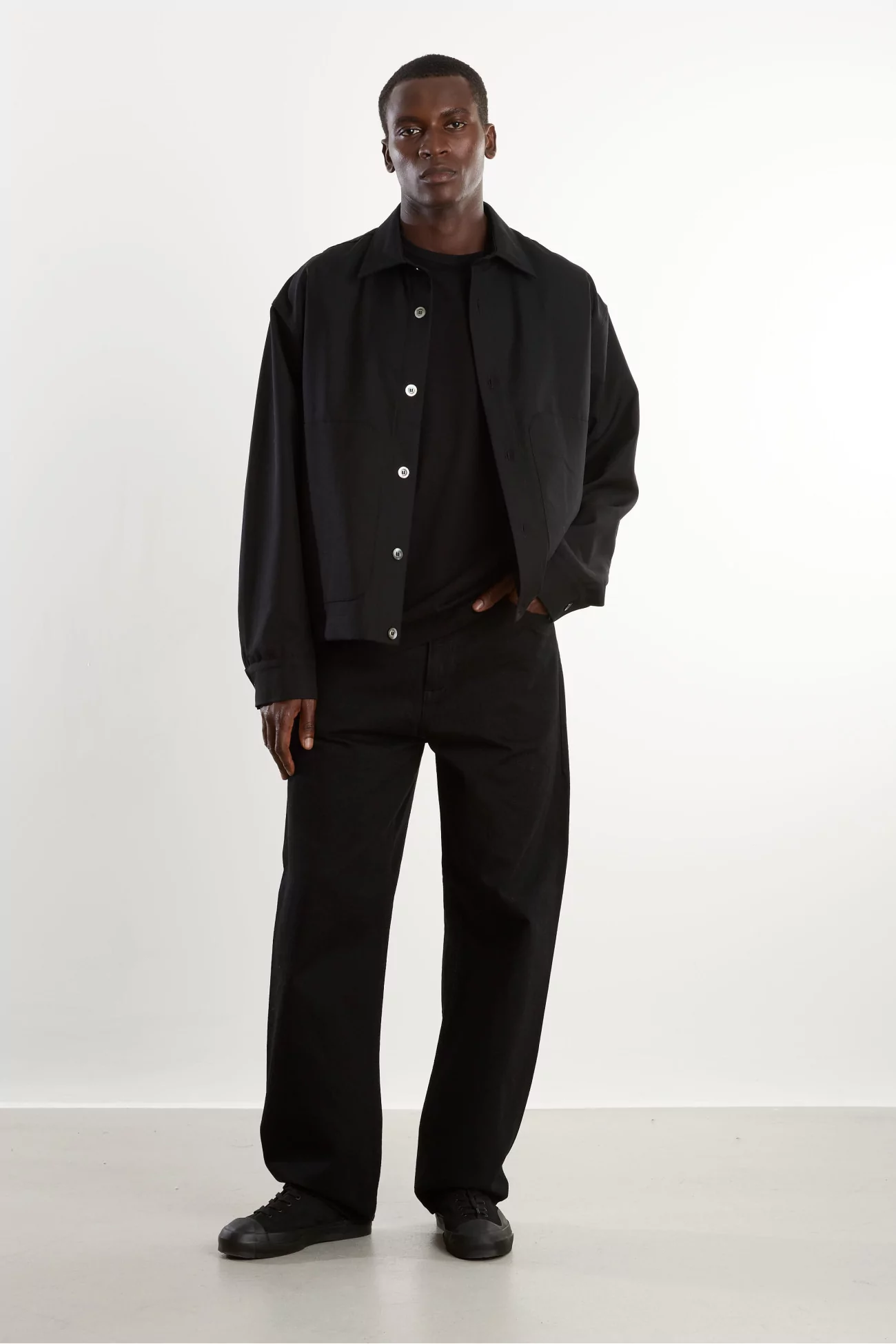 Arpenteur Sigma Linen Jacket – Black | Centre Commercial