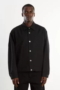 Arpenteur Sigma Linen Jacket – Black | Centre Commercial