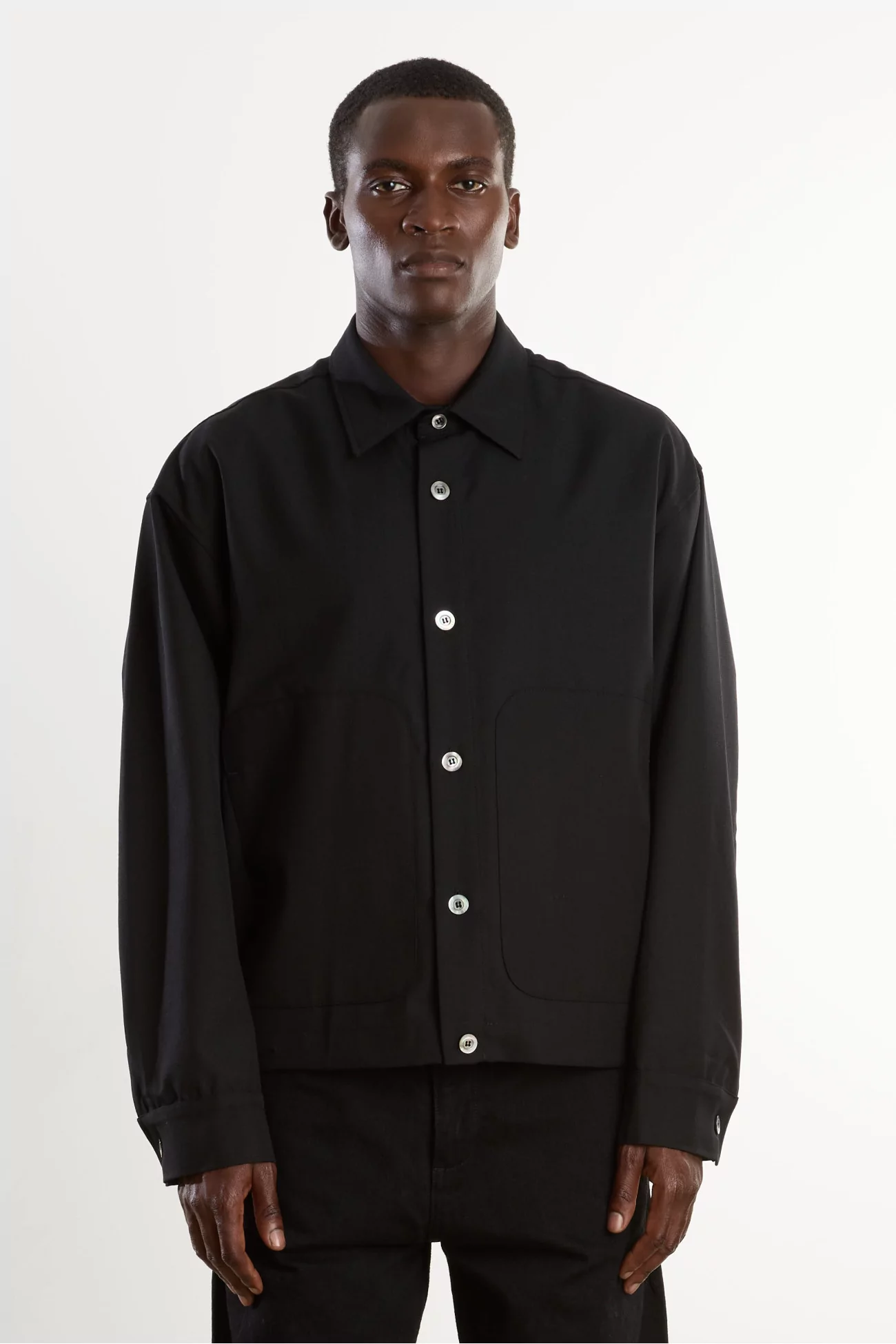 Arpenteur Sigma Linen Jacket – Black | Centre Commercial