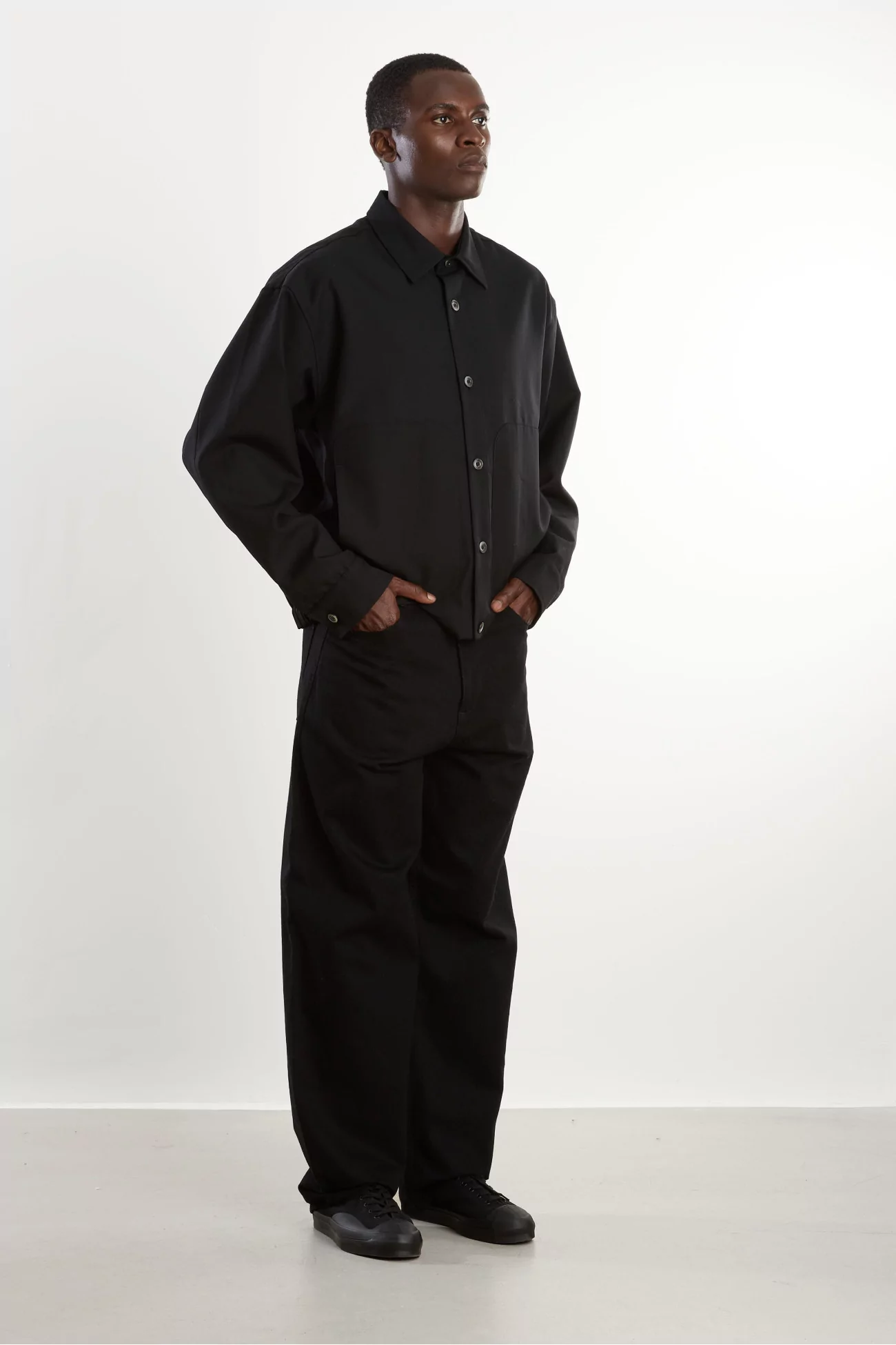 Arpenteur Sigma Linen Jacket – Black | Centre Commercial