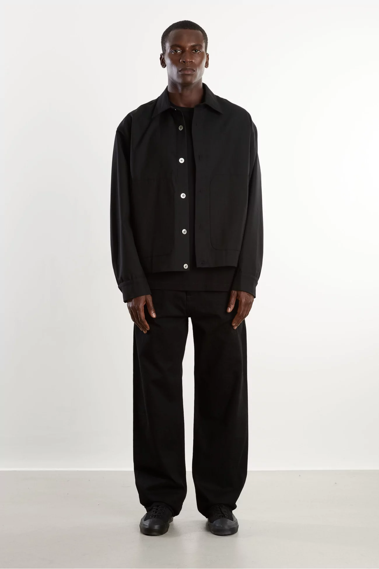 Arpenteur Sigma Linen Jacket – Black | Centre Commercial
