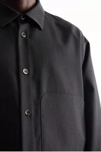 Veste Sigma en Lin Arpenteur – Charcoal | Centre Commercial
