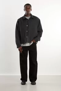 Veste Sigma en Lin Arpenteur – Charcoal | Centre Commercial