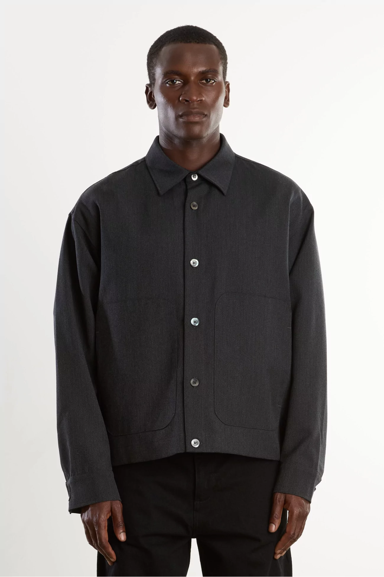 Veste Sigma en Lin Arpenteur – Charcoal | Centre Commercial