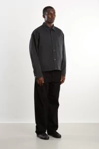 Arpenteur Sigma Linen Jacket – Charcoal | Centre Commercial