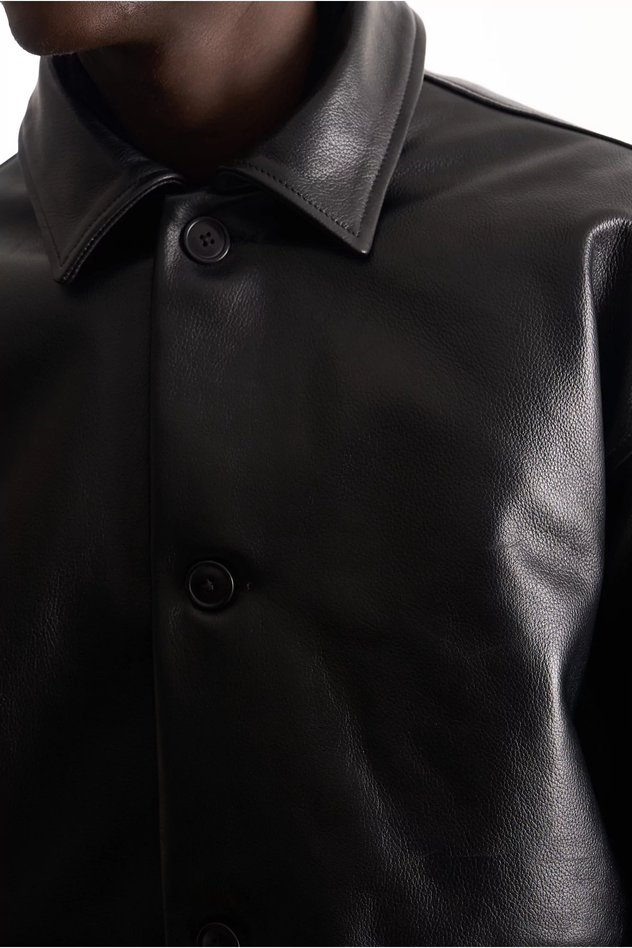 Arpenteur Sigma L Leather Jacket – Black Grain | Centre Commercial