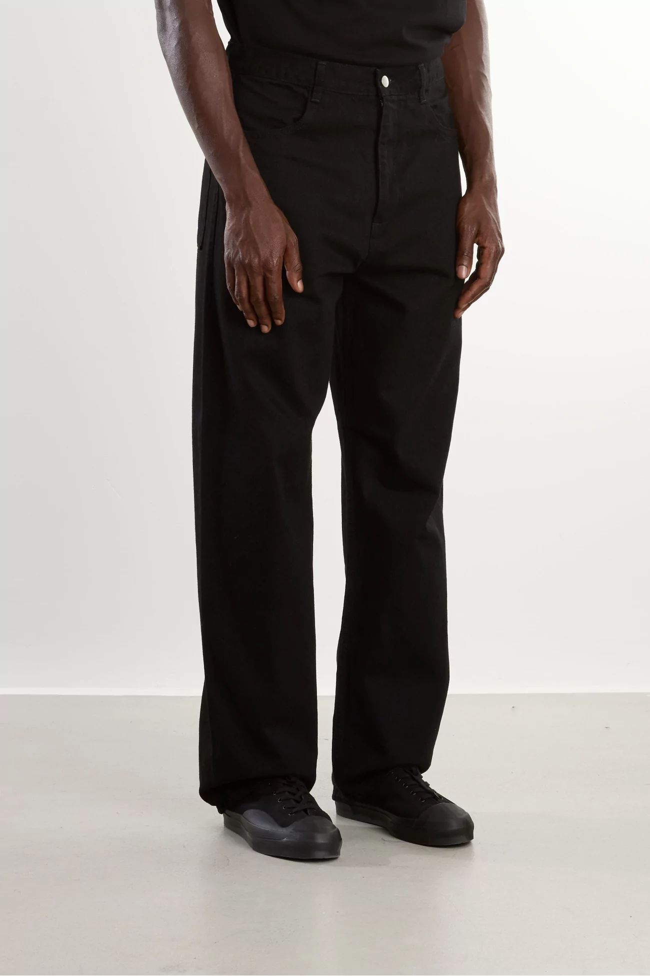 4 Pocket Cotton Trousers Men Arpenteur – Black | Centre Commercial