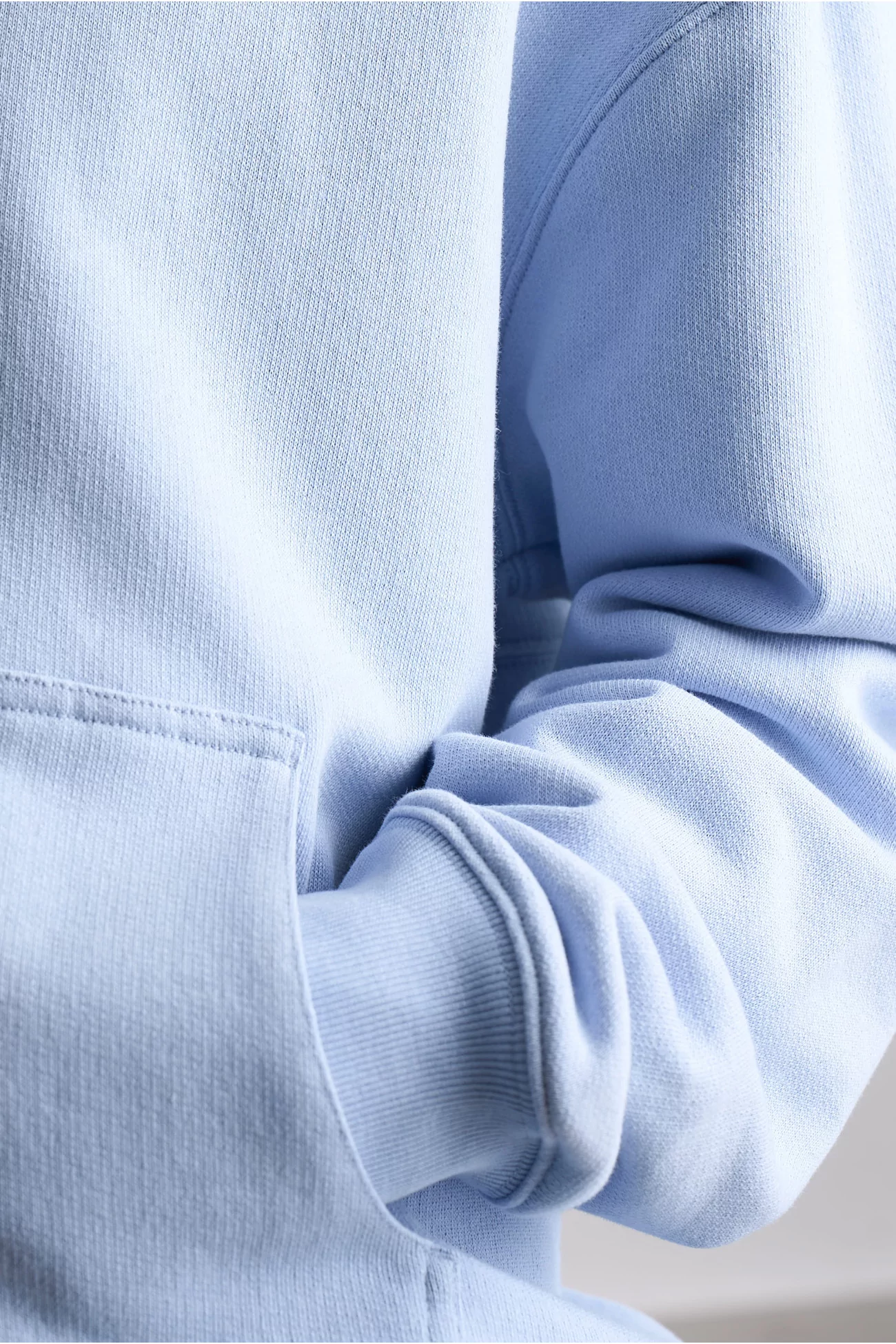 UNNA Slow Motion Organic Cotton Hoodie – Serenity Blue | Centre Commercial
