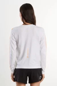 Compressport Performance Women's Long Sleeve Tee – Gray/Apricot | Centre Commercial
