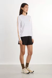 T-shirt Running Femme Compressport Performance – Gray/Apricot | Centre Commercial