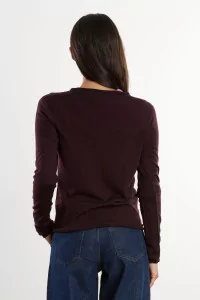 Cariaggi Soft Wool Merino Cardigan – Burgundy | Centre Commercial