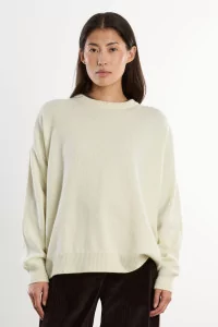 Cariaggi Cashmere Crewneck Sweater – Ivory | Centre Commercial