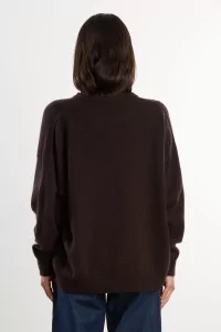 Cariaggi Cashmere Crewneck Sweater – Dark Brown | Centre Commercial