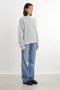 Pull Homme Laine Bouclette Col V Boucle Wool – Talc Boucle | Centre Commercial