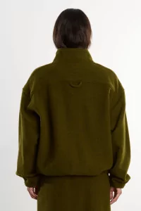 RIER Natural Wool Fleece Pullover – Soil | Centre Commercial