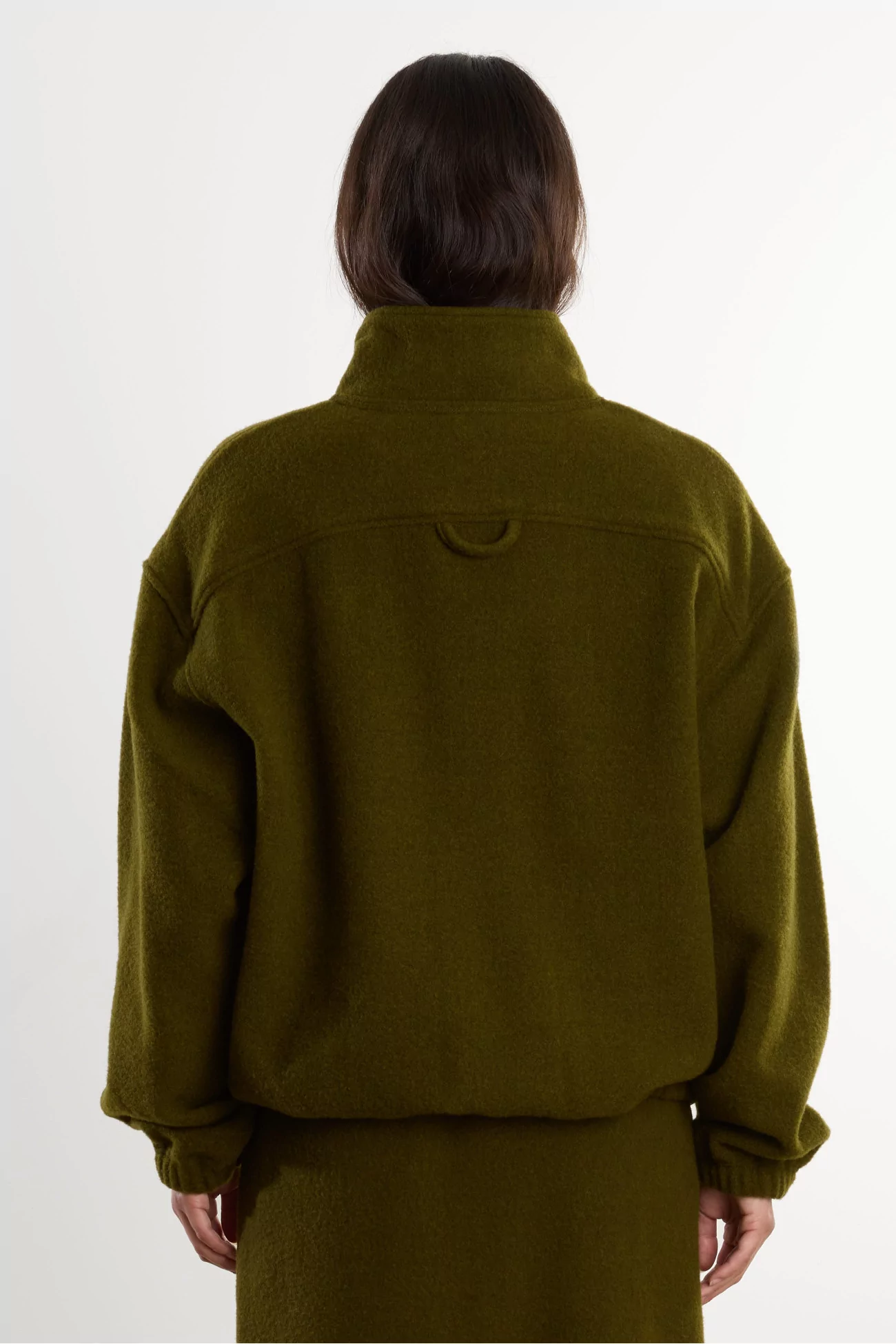 RIER Natural Wool Fleece Pullover – Soil | Centre Commercial