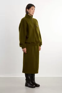 RIER Natural Wool Fleece Pullover – Soil | Centre Commercial