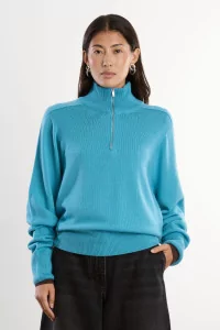 Maren Merino Wool Knit Studio Nicholson – Sky | Centre Commercial