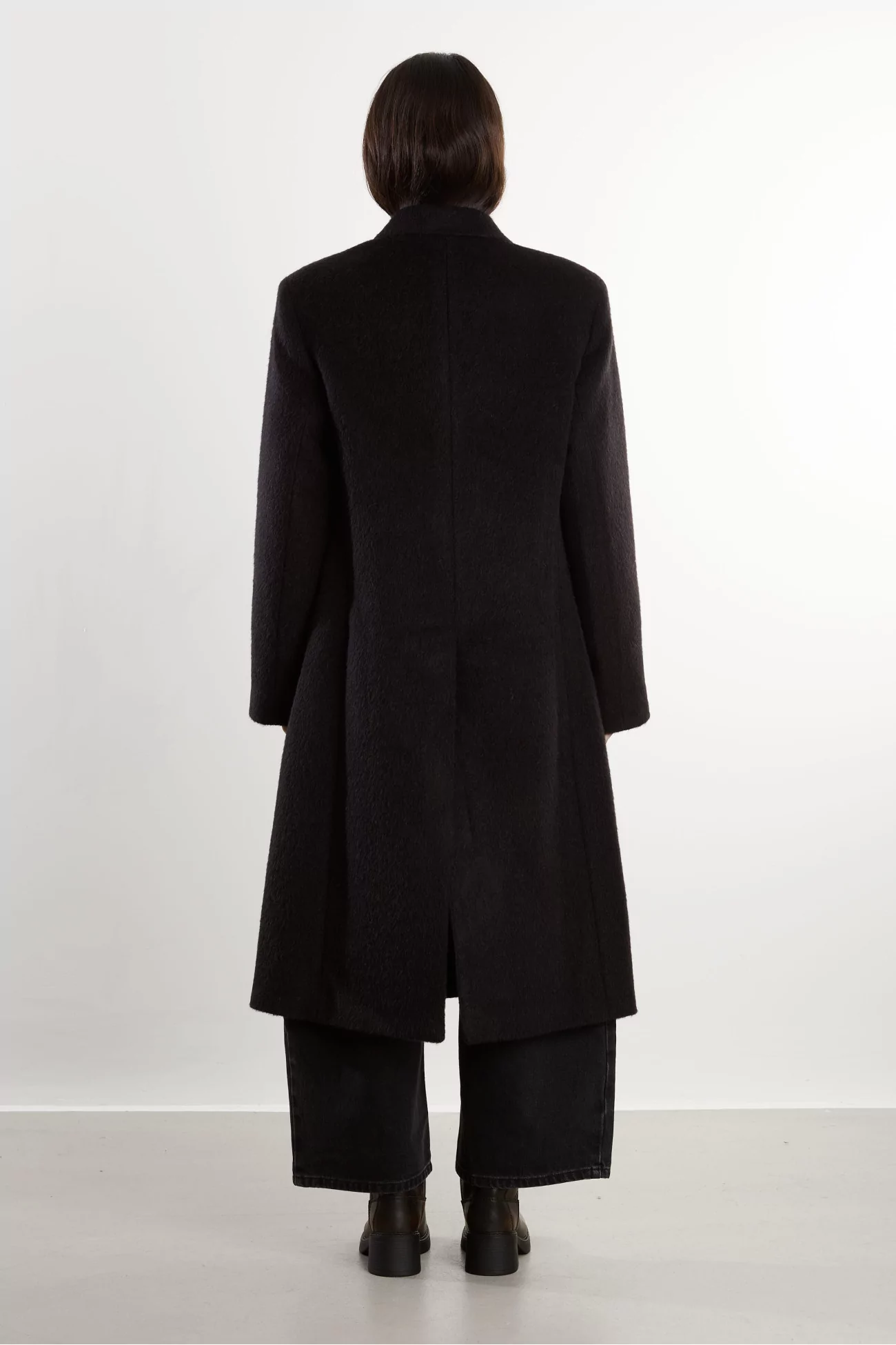 Aber Double-Breasted Wool Coat Studio Nicholson – Cola | Centre Commercial