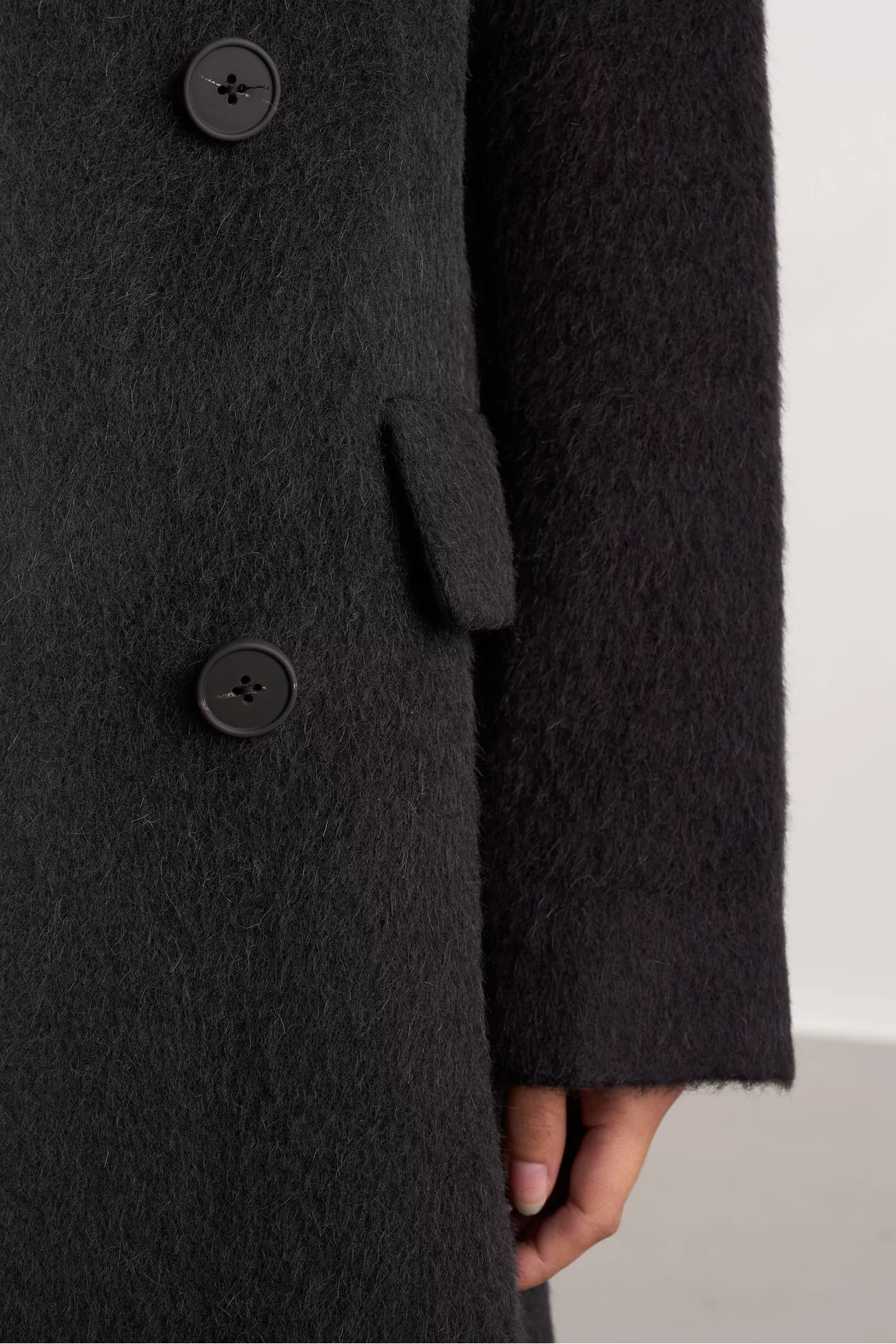 Aber Double-Breasted Wool Coat Studio Nicholson – Cola | Centre Commercial