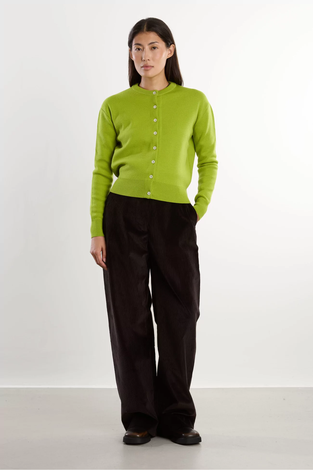 Women's Milano Vest Merino Wool – Pistachio | Centre Commercial