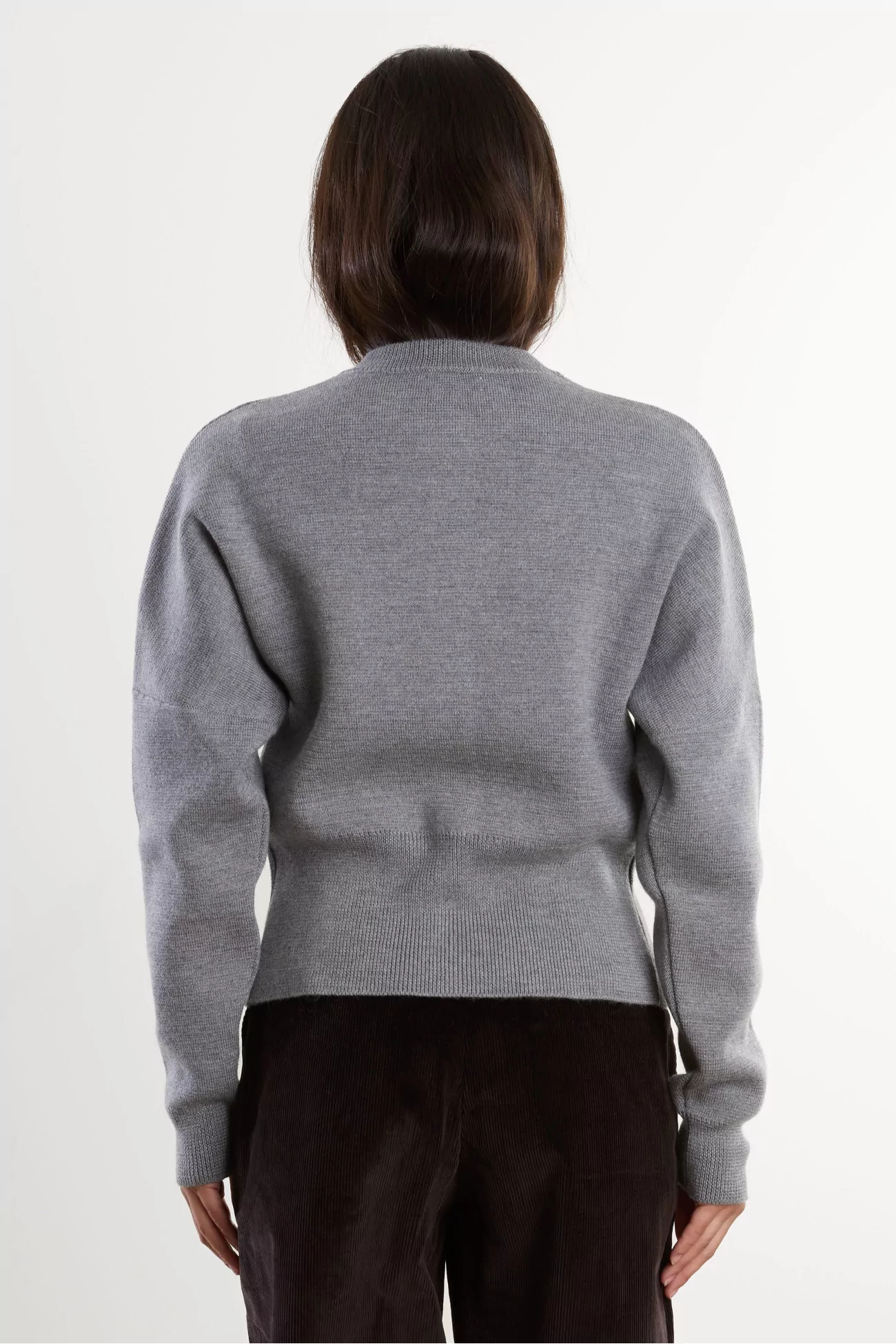 Cardigan Milano Laine Mérinos – Gris Chiné | Centre Commercial