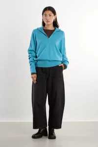 Pantalon large en denim Chalco – Washed Black | Centre Commercial