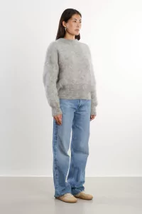 Pull en mohair Jane – Gris | Centre Commercial