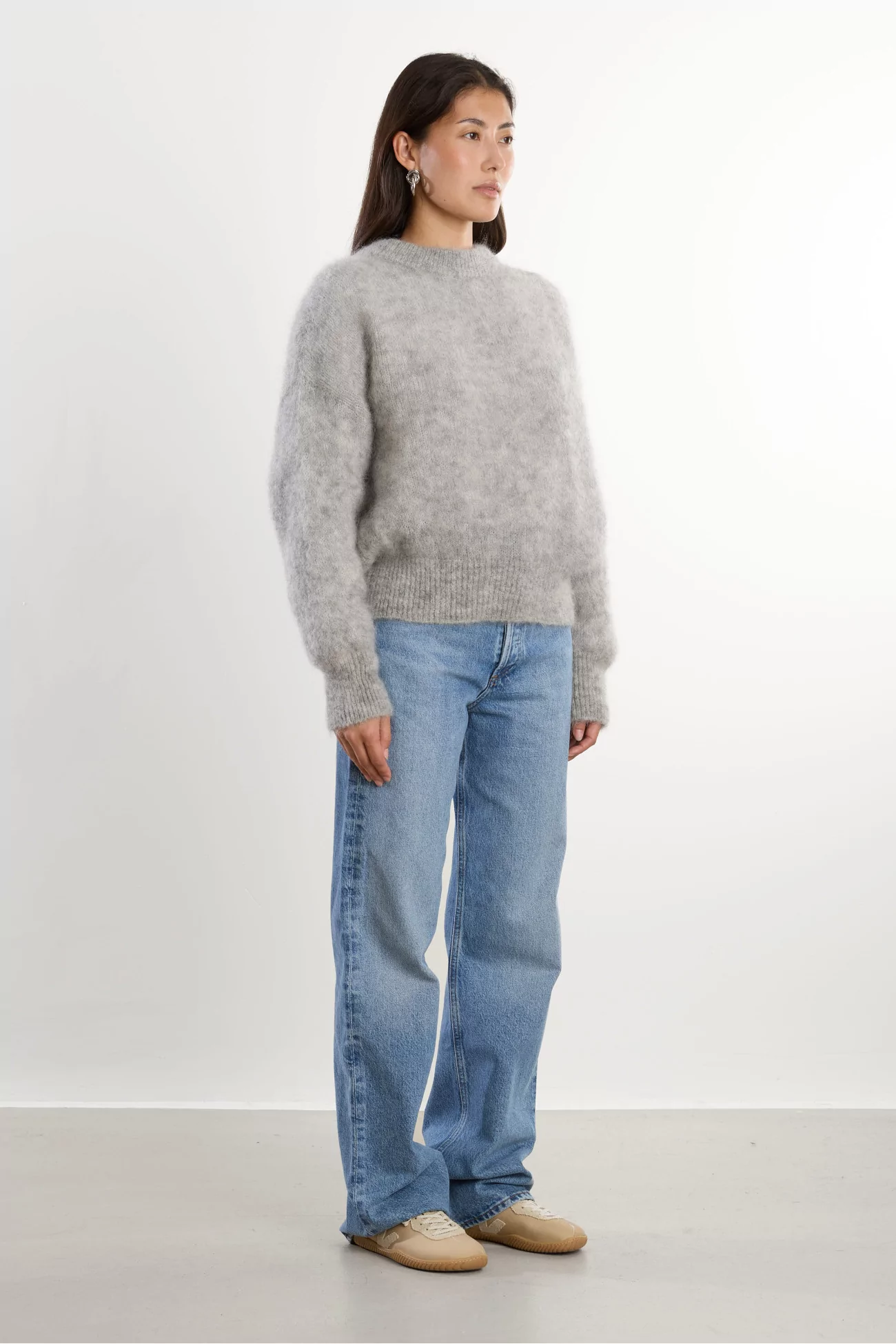 Jane Mohair Sweater – Grey | Centre Commercial
