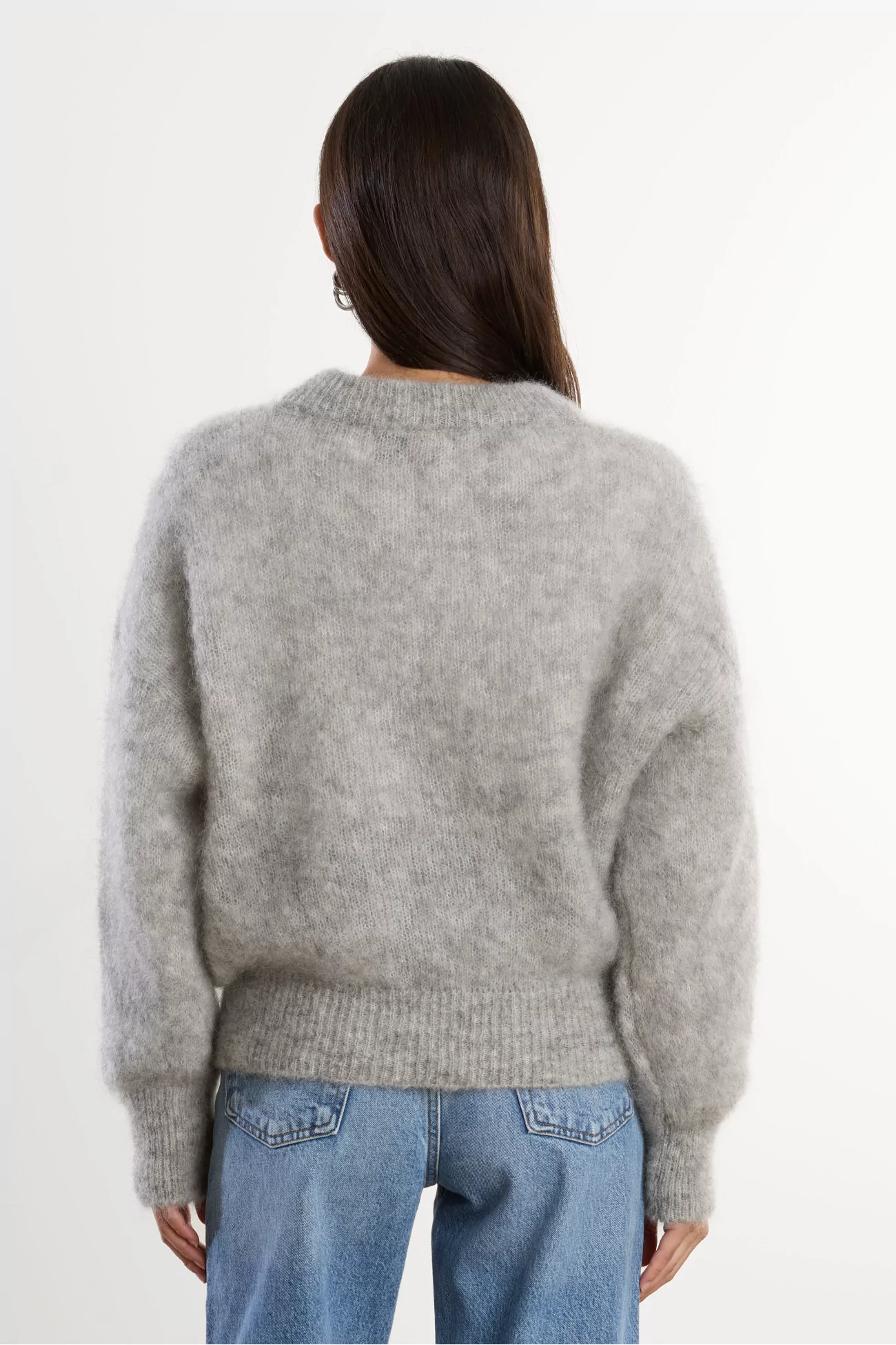 Pull en mohair Jane – Gris | Centre Commercial
