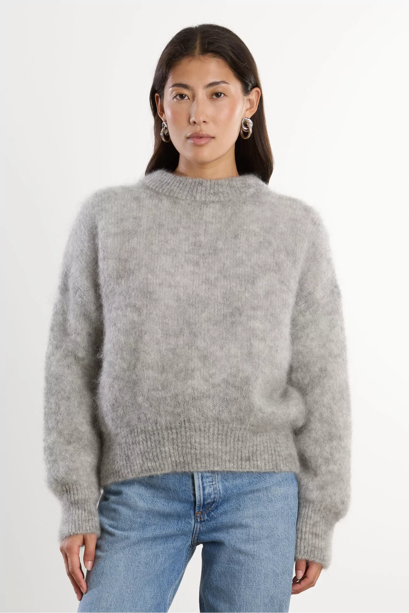Jane Mohair Sweater – Grey | Centre Commercial
