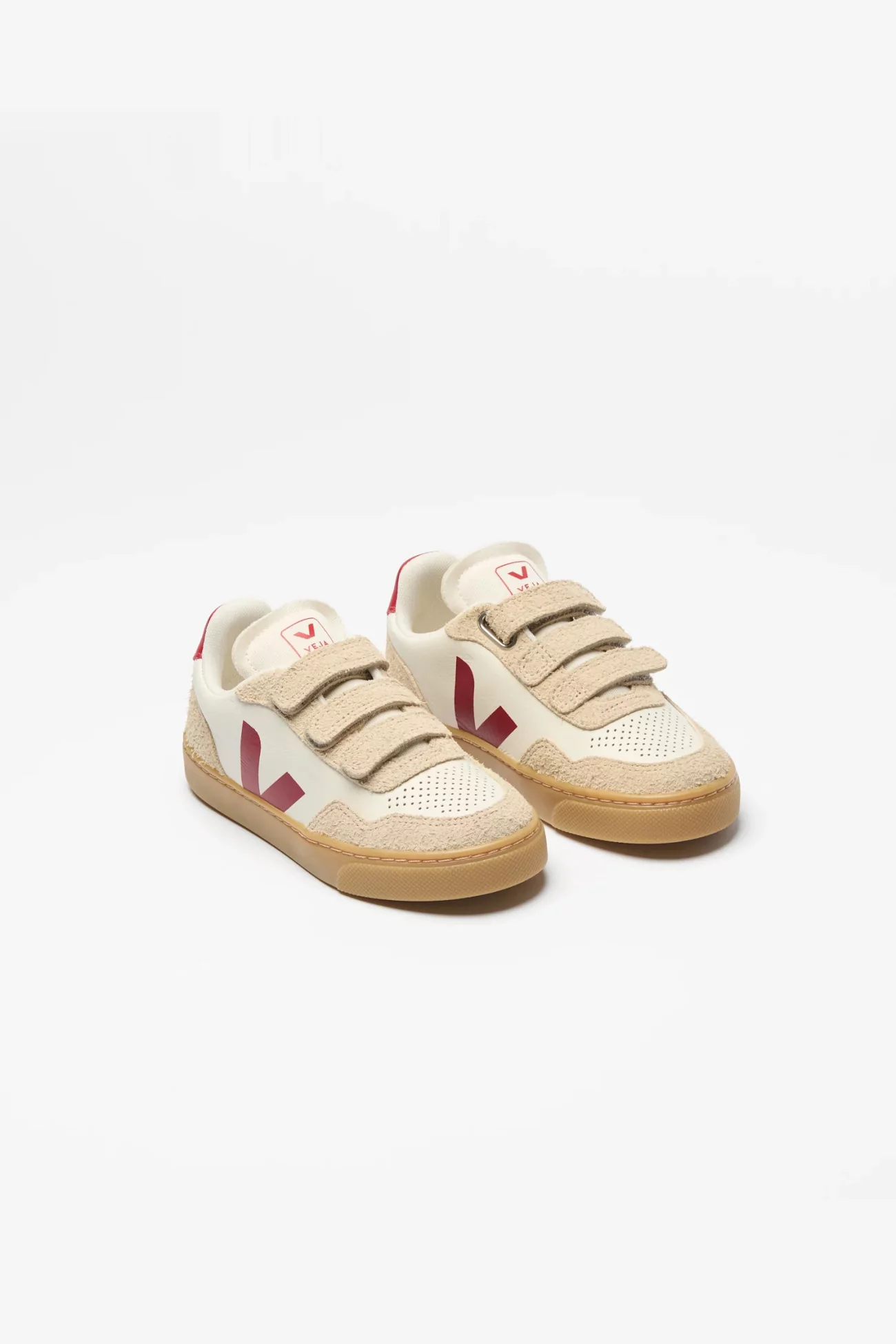 Veja V-90 Leather Kids Trainers – Beige | Centre Commercial
