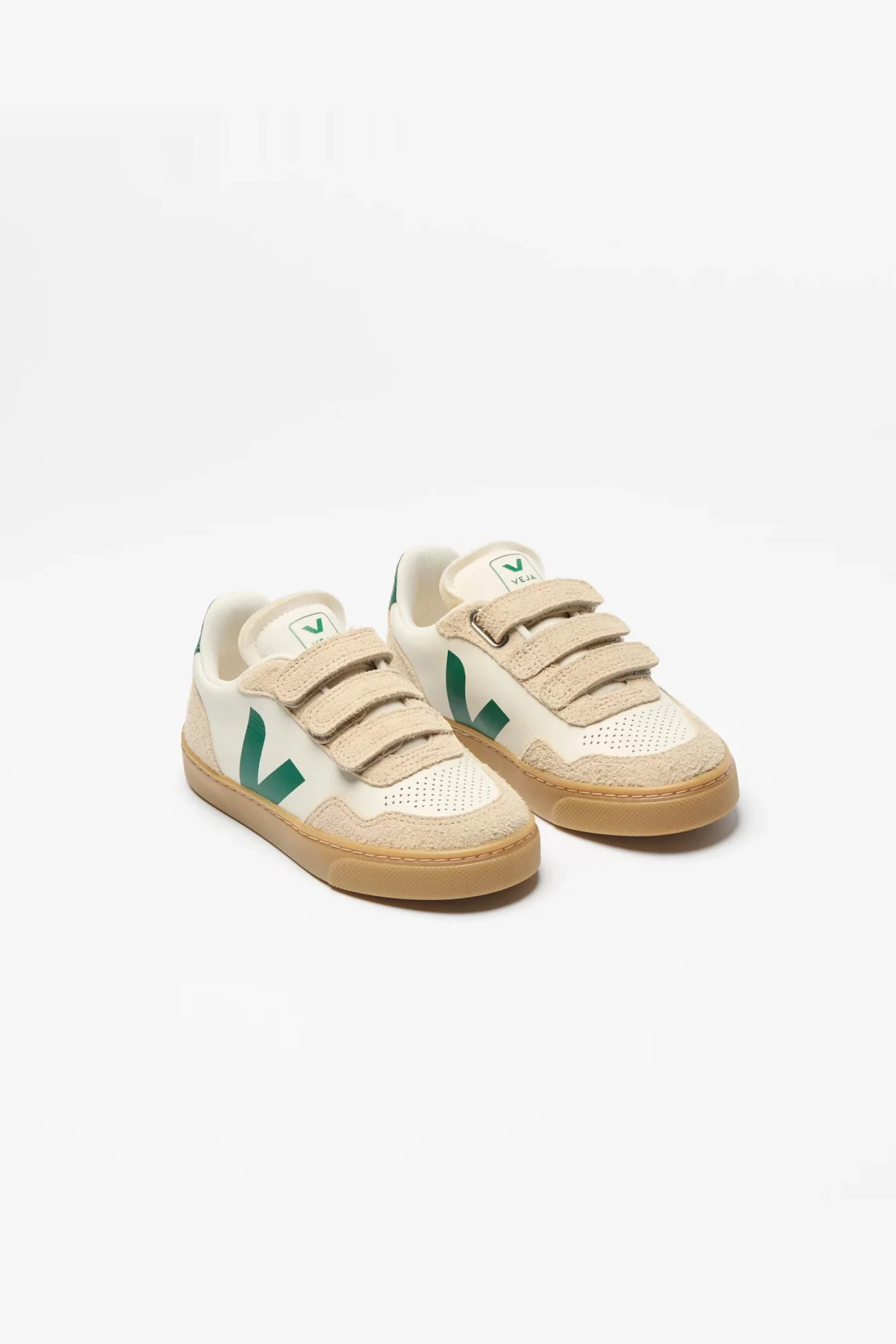 Veja V-90 Leather Kids Trainers – Beige | Centre Commercial