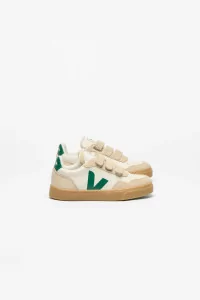 Veja V-90 Leather Kids Trainers – Beige | Centre Commercial